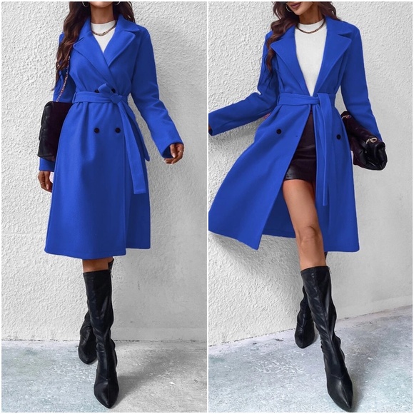 Classic Double Breasted Jacket Coat - Picture 2 of 6